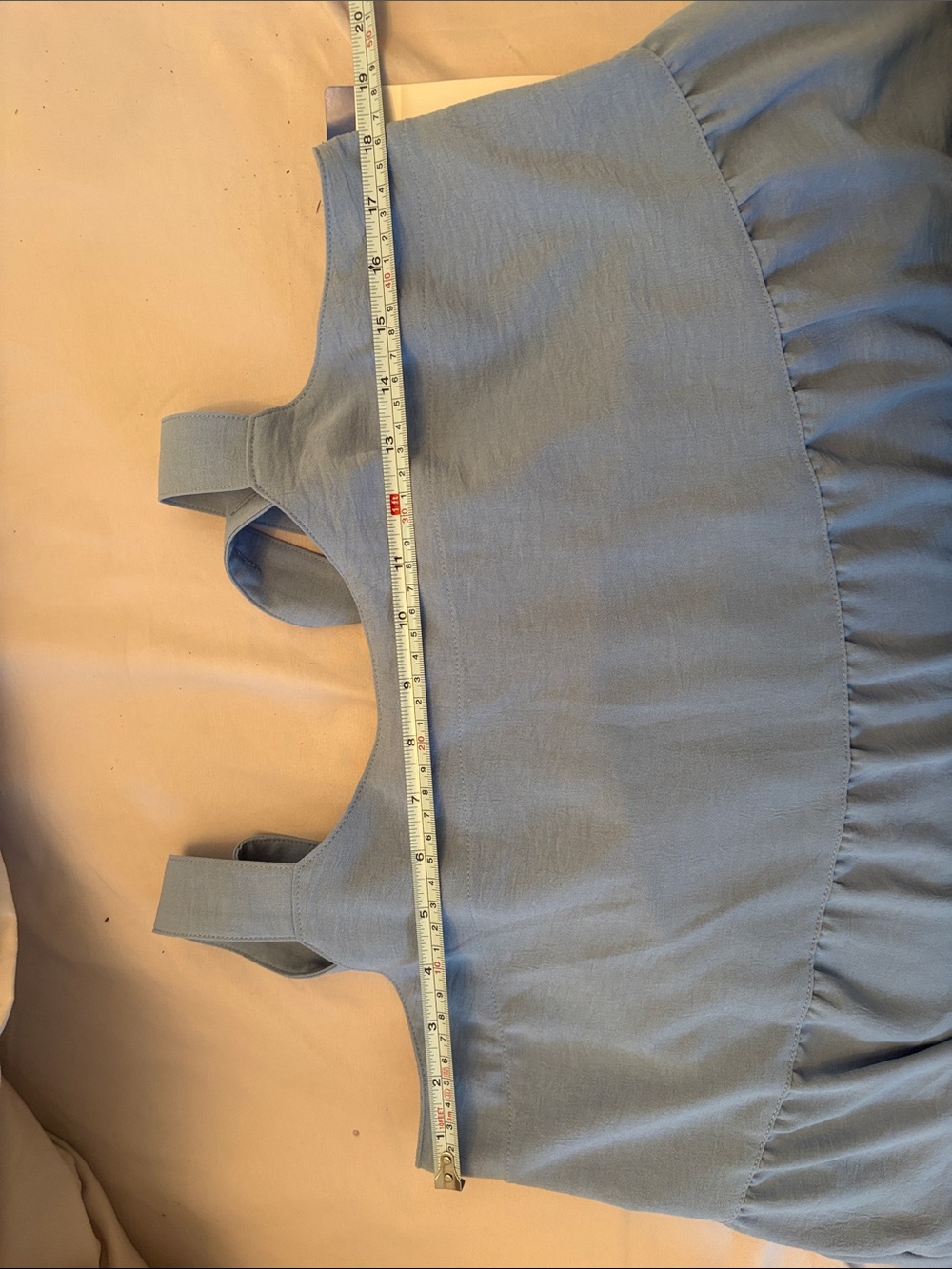 Light Blue Tiered Maxi Dress - Women - Picture 5 of 6